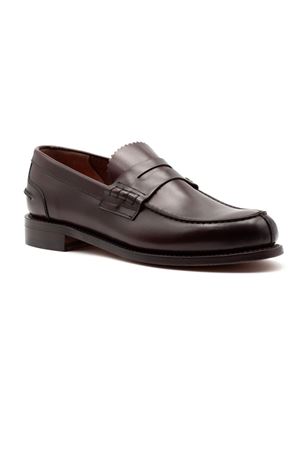 Brown leather penny loafers BERWICK 1707 | 5169TESTAOSCURO